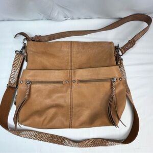 The Sak Ashland Bucket Bag Brown Leather Crossbody